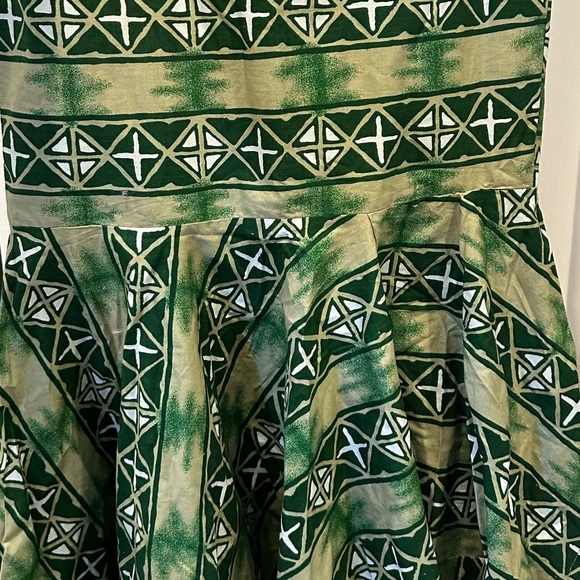 African Ankara Fit and Flare Traditional Wax Print Skirt from Nigeria L/XL - Picture 4 of 5